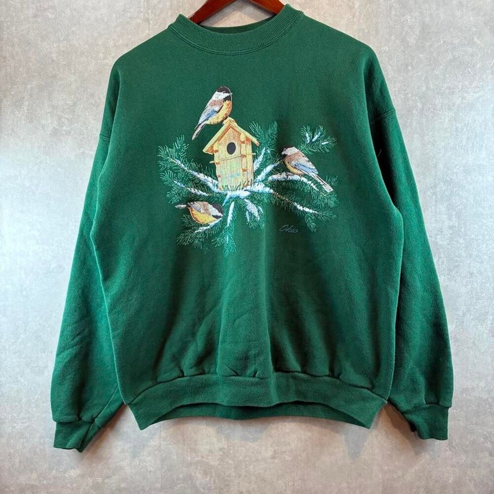 Hanes Men's Green Sweatshirt
